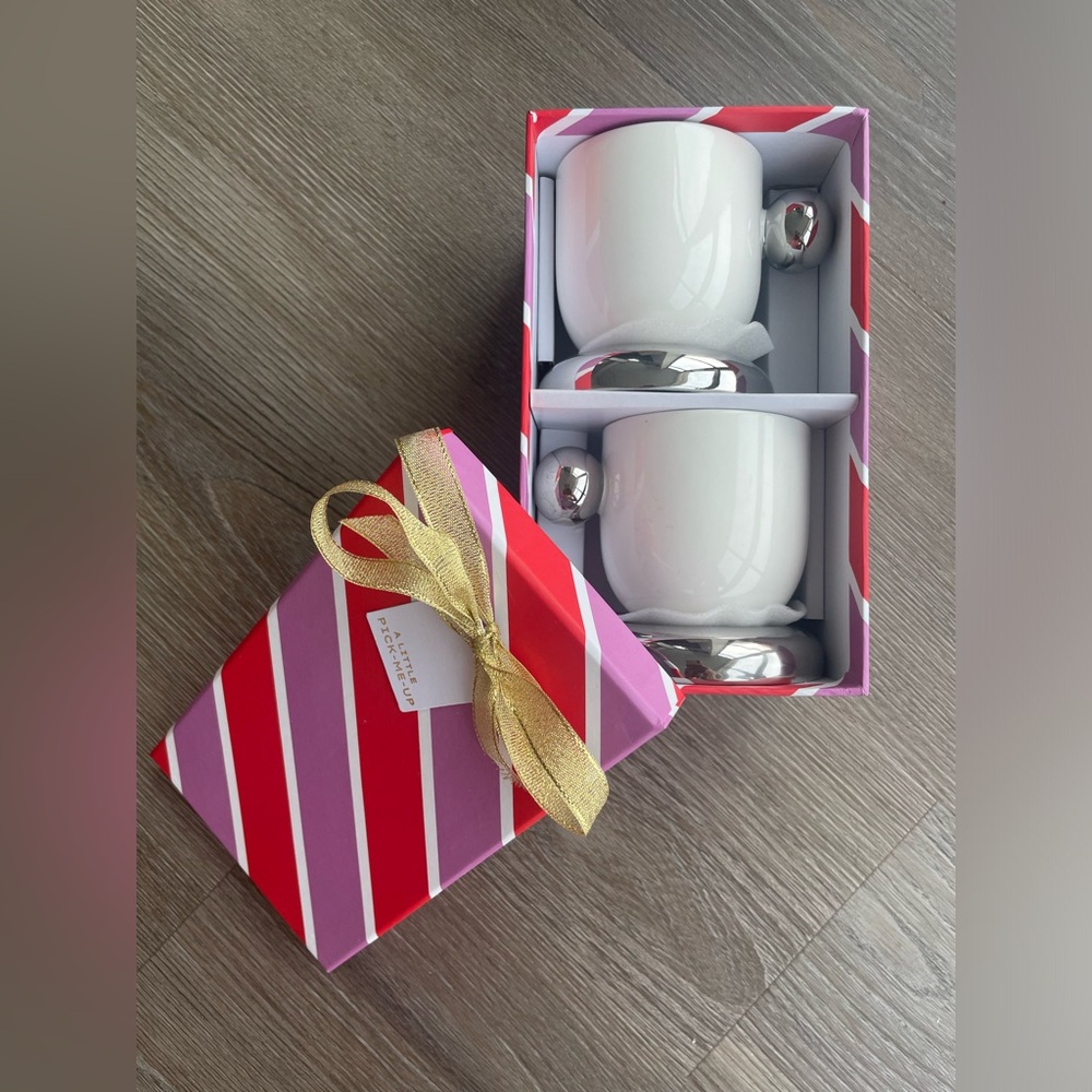 NWT Anthropologie Arleo Stoneware Mugs set full inclusion